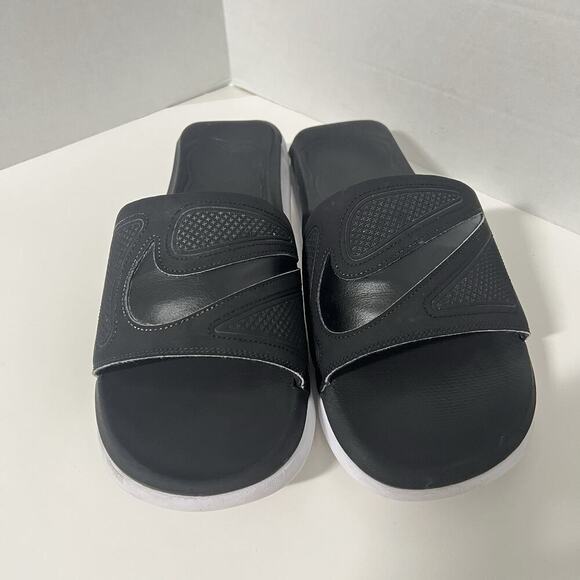 Nike Air Max Cirro DC1460 004 Slide Black Silver Sandals Slip On Mens Size 12 US - Picture 4 of 10